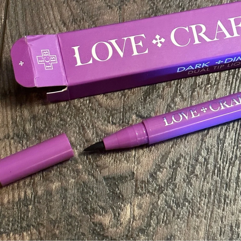 Love + Craft + Beauty dual tip black liquid liner BNIB